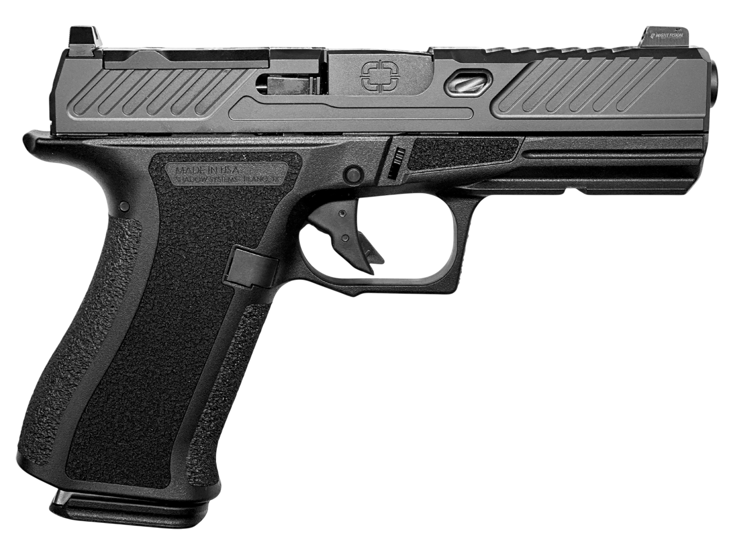 Shadow Systems CR920XL Elite Optic Ready Pistol SS-5056, 9mm, 4.18in, Black Frame Grips, 10 Rds