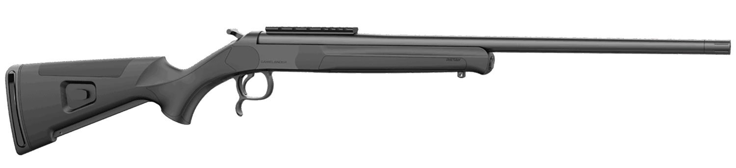 Retay USA Gamelander Single Shot Shotgun GML20BLK, 20 Gauge, Black Synthetic Stock, 1 Rd