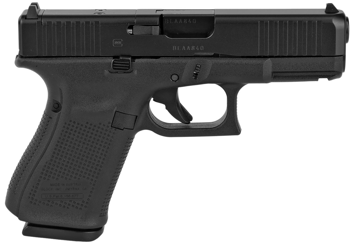Glock 19 Gen5 MOS 9mm Pistol, 4.02 in, 15 Rds - Able Ammo