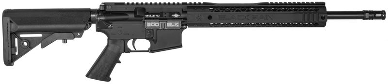 Black Rain Ordnance Spec15 Rifle BROSPEC15300BLK, 300 Blackout, 16", 6 Position MFT Minimalist Stock, 30 Rds