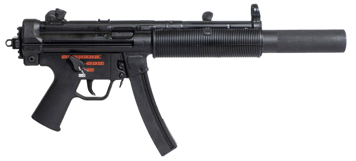 Century Arms AP5 Semi-Auto Pistol HG7886N, 9mm, 5.75", Black Finish, Faux Suppressor, w/Sling, 30 Rds