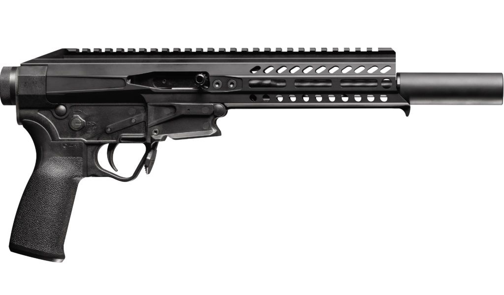 Patriot Ordnance Factory PSG Pistol 01837, 22LR, 8in, Synthetic Stock, Monolithic Upper, 10 Rds