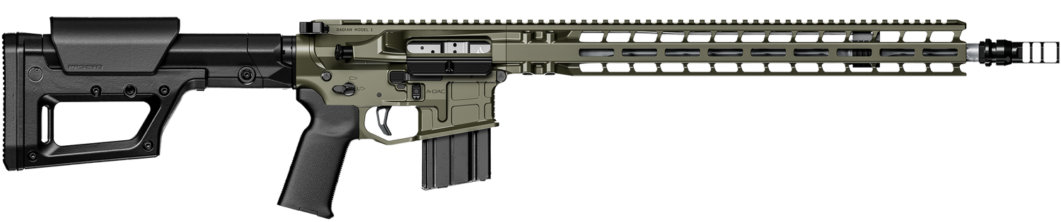 Radian Weapons Model 1 Pistol Rifle R0858, 6mm ARC, 18", SB Tactical SBA3 Brace Stock, 20 Rds