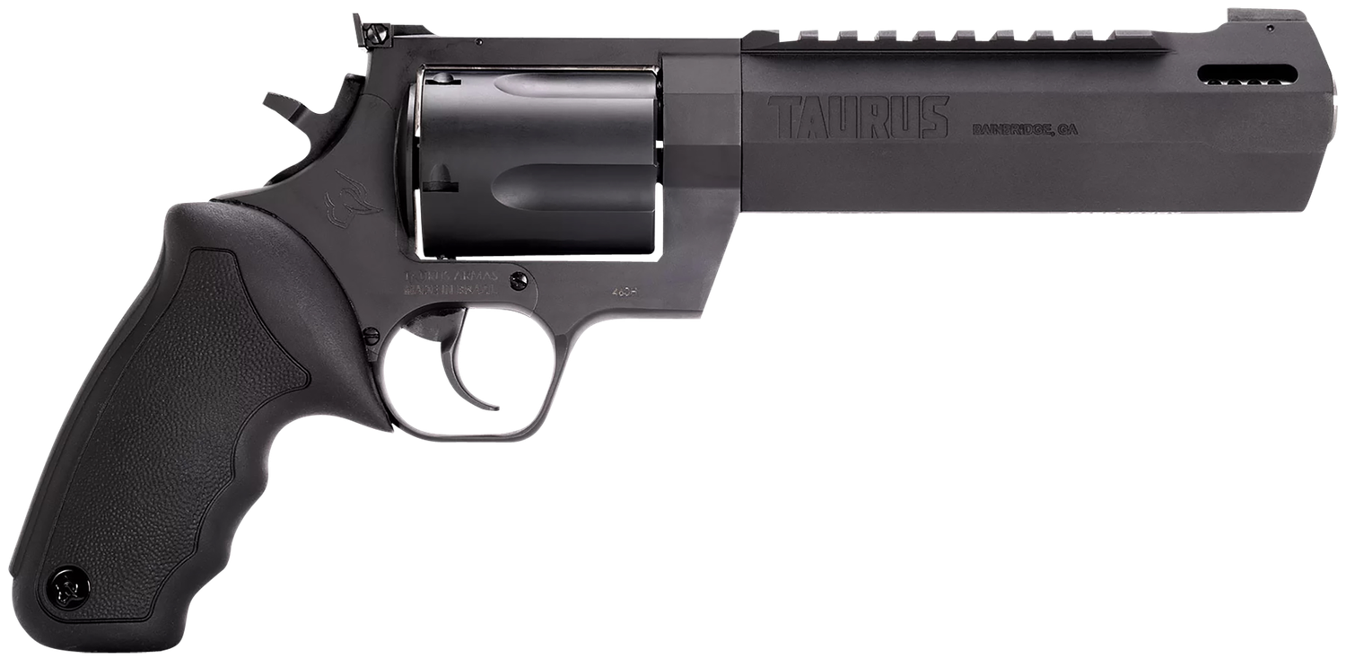 Taurus Raging Hunter Revolver 2460061RH, 460 S&W Mag, 6.75", Black Rubber Grips, Matte Black Finish, 5 Rds