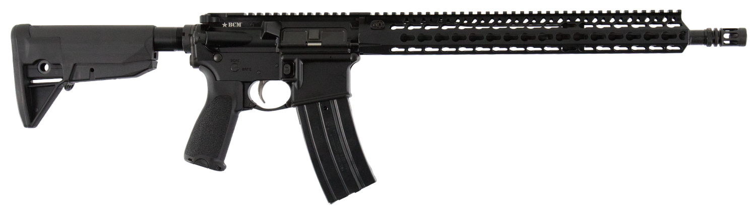 Bravo Company RECCE-16 Semi-Auto Rifle 750790, 223 Remington-5.56 NATO, 16", 6-Position Black Stock, Black Finish, 30 Rd