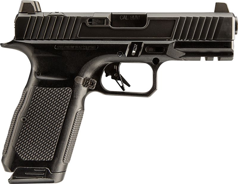 Rock Island Armory STK150 Pistol 56611, 9mm, 4.49in, Black Aluminum, Black Anodized Finish, 17 Rds