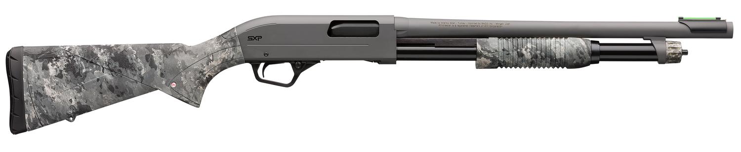 Winchester Repeating Arms SXP Hybrid Defender Shotgun 512450695, 20 Gauge, 18", 3" Chmbr, Gray Barrel/Rec, TrueTimber Midnight Synthetic Furniture, Fiber Optic Front Sight