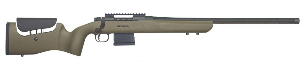 Mossberg MVP LR (Long Range) Rifle 28035, 224 VALKYRIE, 20", Synthetic Od Green - Mosscote Cheekrest Stock, 10 Rds