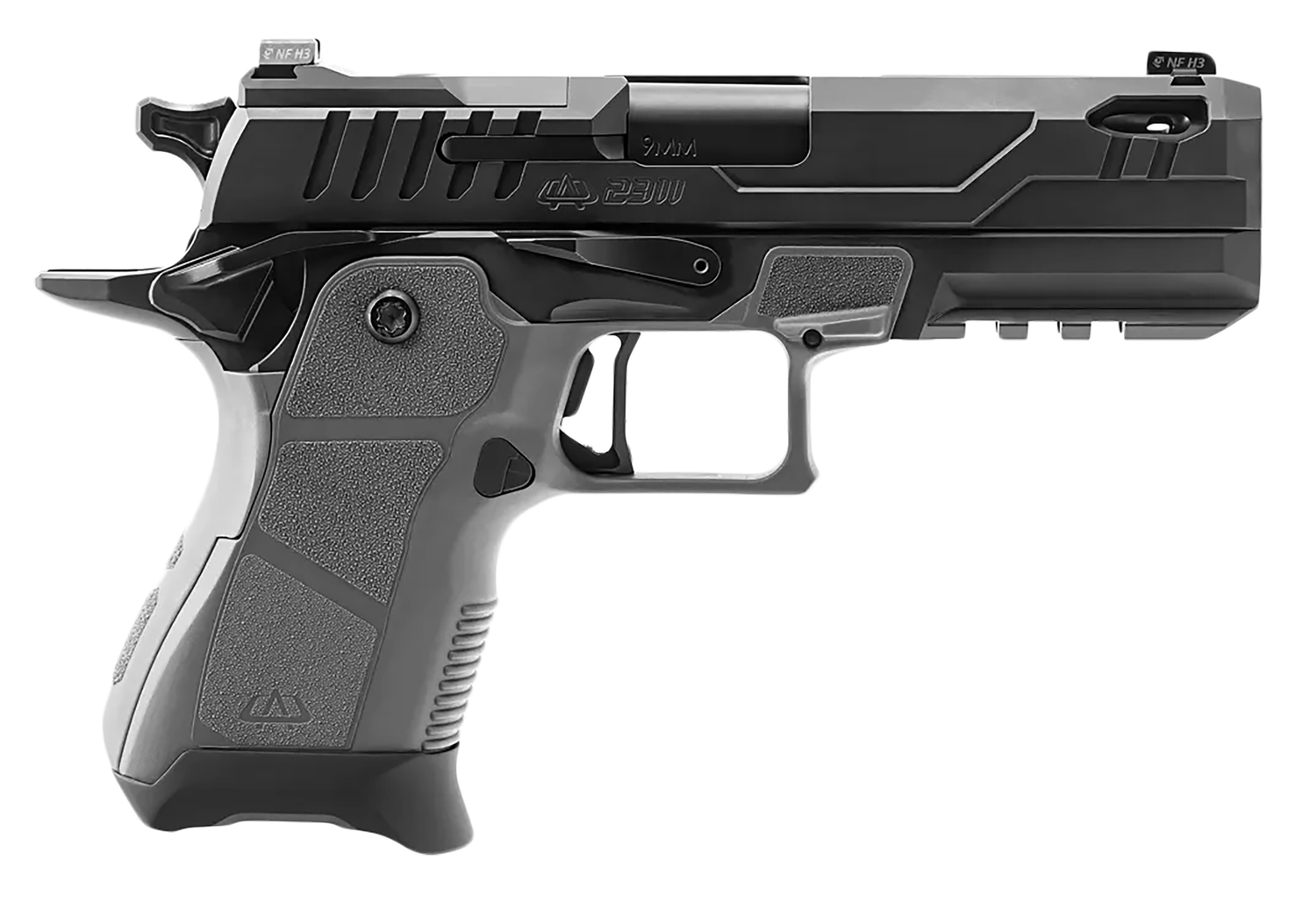 OA DEFENSE 2311 Pro w/Kit Optic Ready Pistol OA2311CPROKITGRYPRT15, 9mm Luger, 4.25in, Gray Modular, Black Finish, 15 Rds