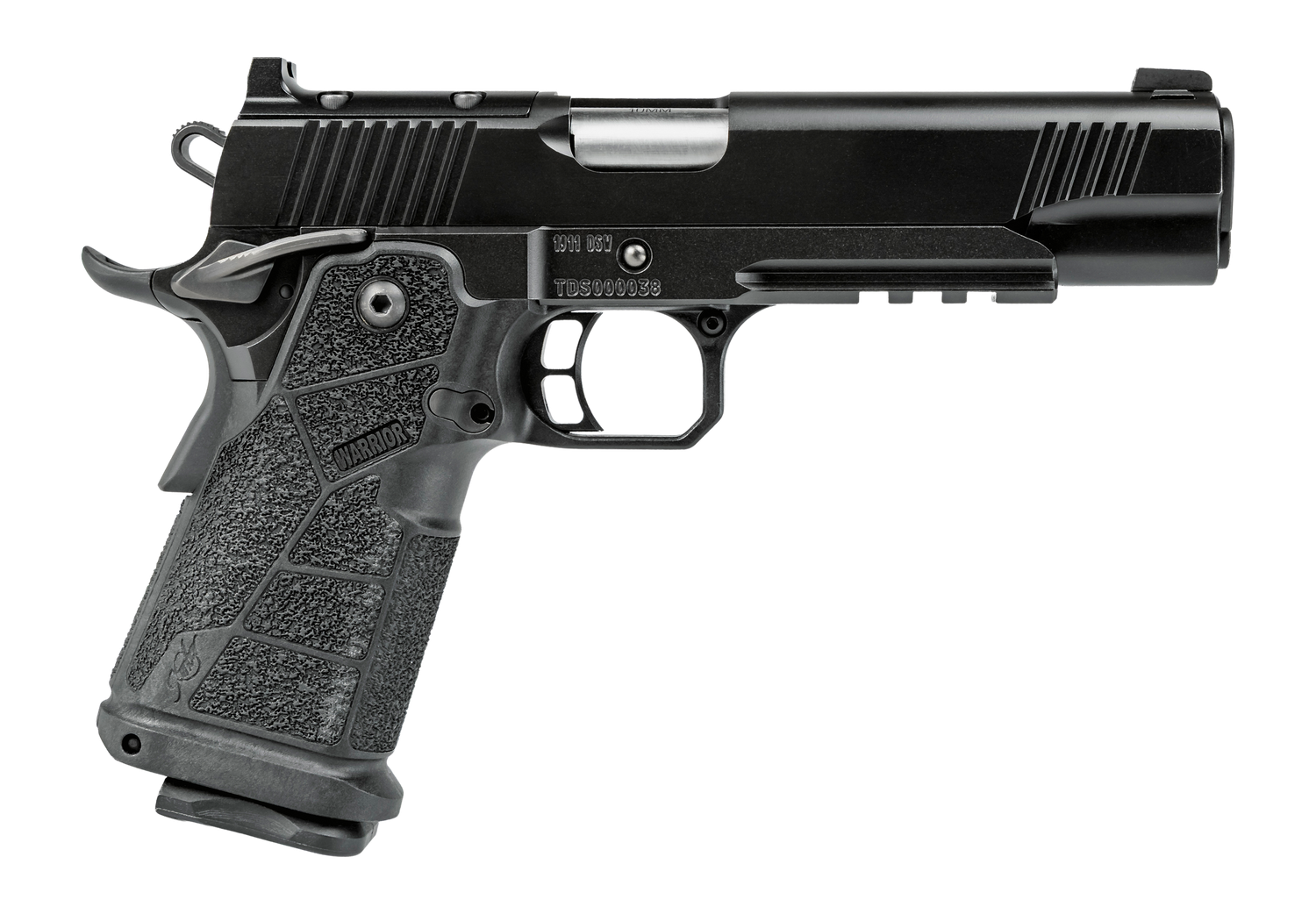 WA KIMBER WARRIOR SCW カーボンブラック ガスガン Kimber DS Warrior 1911 Pistol, 38 Super - Able Ammo