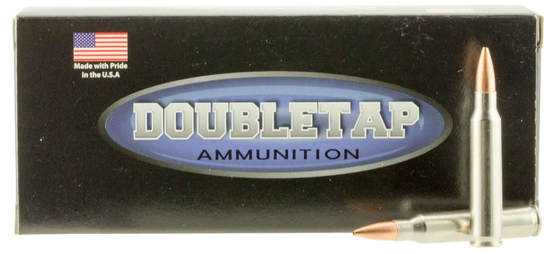 DoubleTap Ammunition Longrange Rifle Rifle Ammunition 223R77HP, 223 Rem, Hollow Point Boat Tail, 77  GR, 2855  fps, 20 Rd/bx