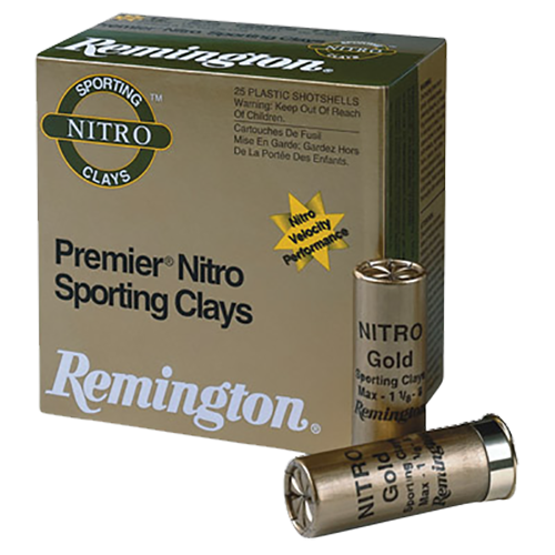 Remington Premier Nitro Sporting Clays STS12NSC17, 12, 2-3/4", 1 oz, 1350 fps, #7.5 Lead Shot, 25 Rds/Bx