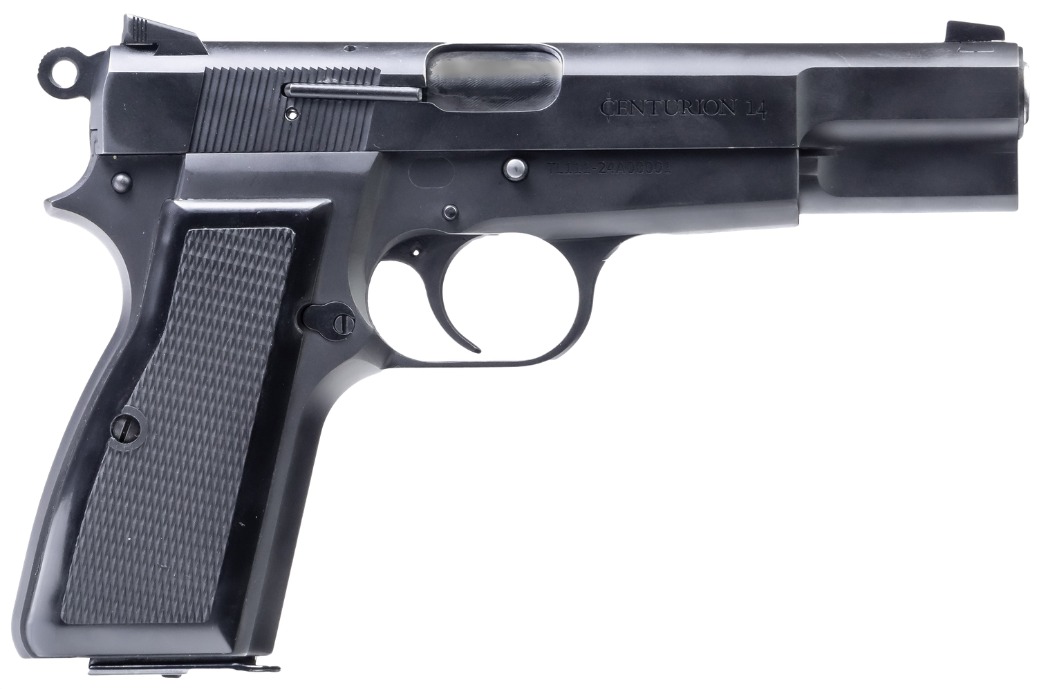 Century Centurion 14 Pistol HG9401N, 9mm Luger, 4.66in, Black Polymer Grips, Black Finish, 15 Rds