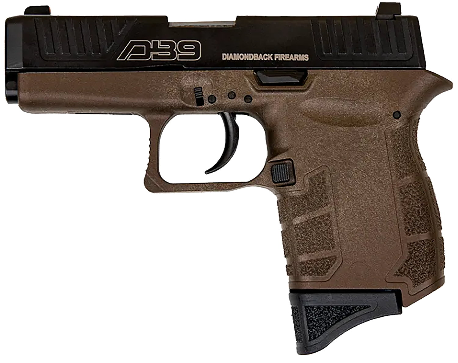 Diamondback DB9 Gen4 Pistol DB0200P071, 9mm Luger, 3.10in, Midnight Bronze Polymer Frame & Grips, Midnight Bronze Finish, 6 Rds
