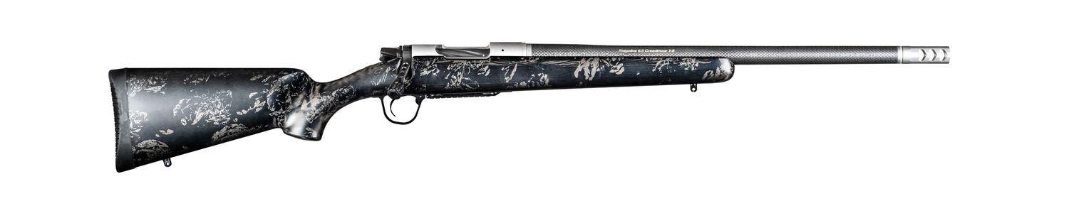 Christensen Ridgeline FFT Titanium Rifle 801-06224-00, 28 Nosler, 22", Synthetic Carbon Stock W/metallic Gray Accents, 3 Rds