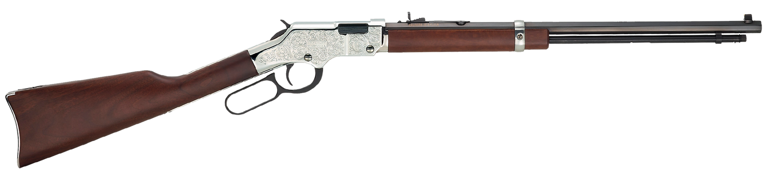 Henry Silver Eagle Lever Action Rifle H004SEM, 22 WMR, 20", Walnut Stock, Nickle Finish, 16 Rds