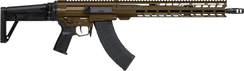 CMMG Dissent MK47 Rifle 86AD60BMB, 7.62x39mm, 16.10", CMMG Dissent Side Folding Stock, 30 Rds