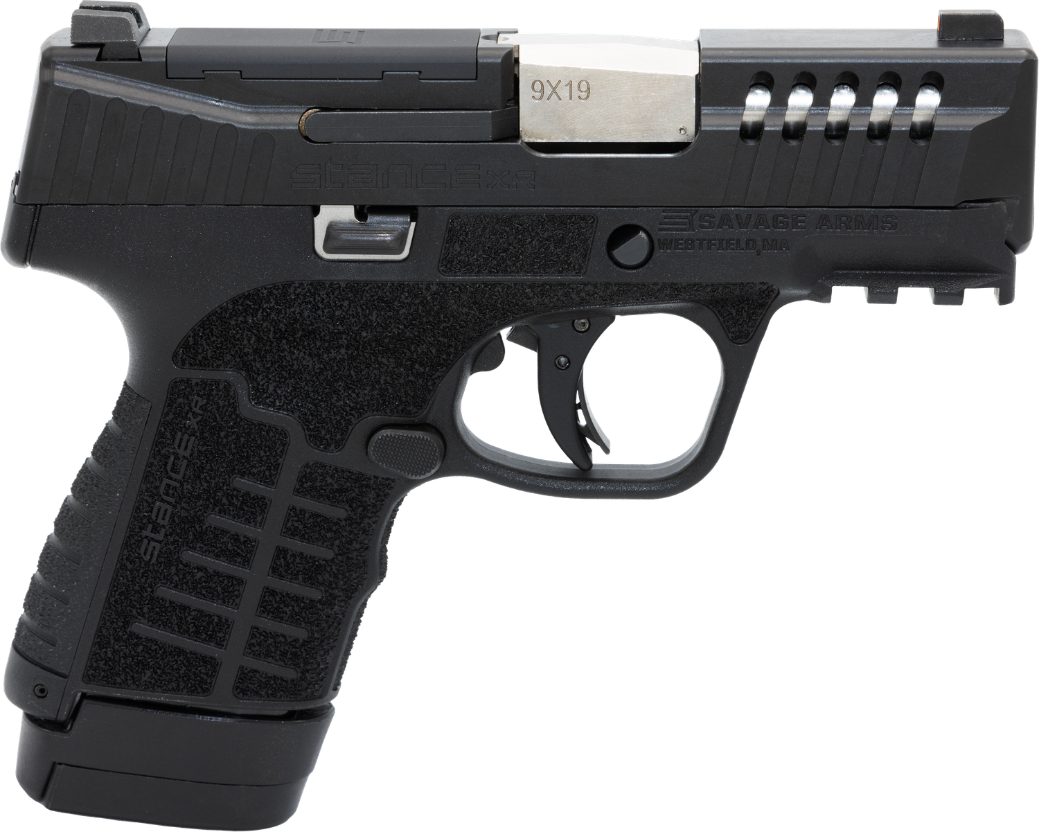 Savage Stance XR Pistol 67062, 9mm Luger, 3.20in, Black GFN, Black Nitride Finish, 13 Rds
