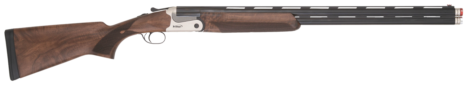TriStar Cypher X Over/Under Shotgun 33176, 28 Gauge, 28", 2.75" Chmbr, Lightweight Stainless Aluminum Rec, Deluxe Walnut Furniture, Fiber Optic Sight
