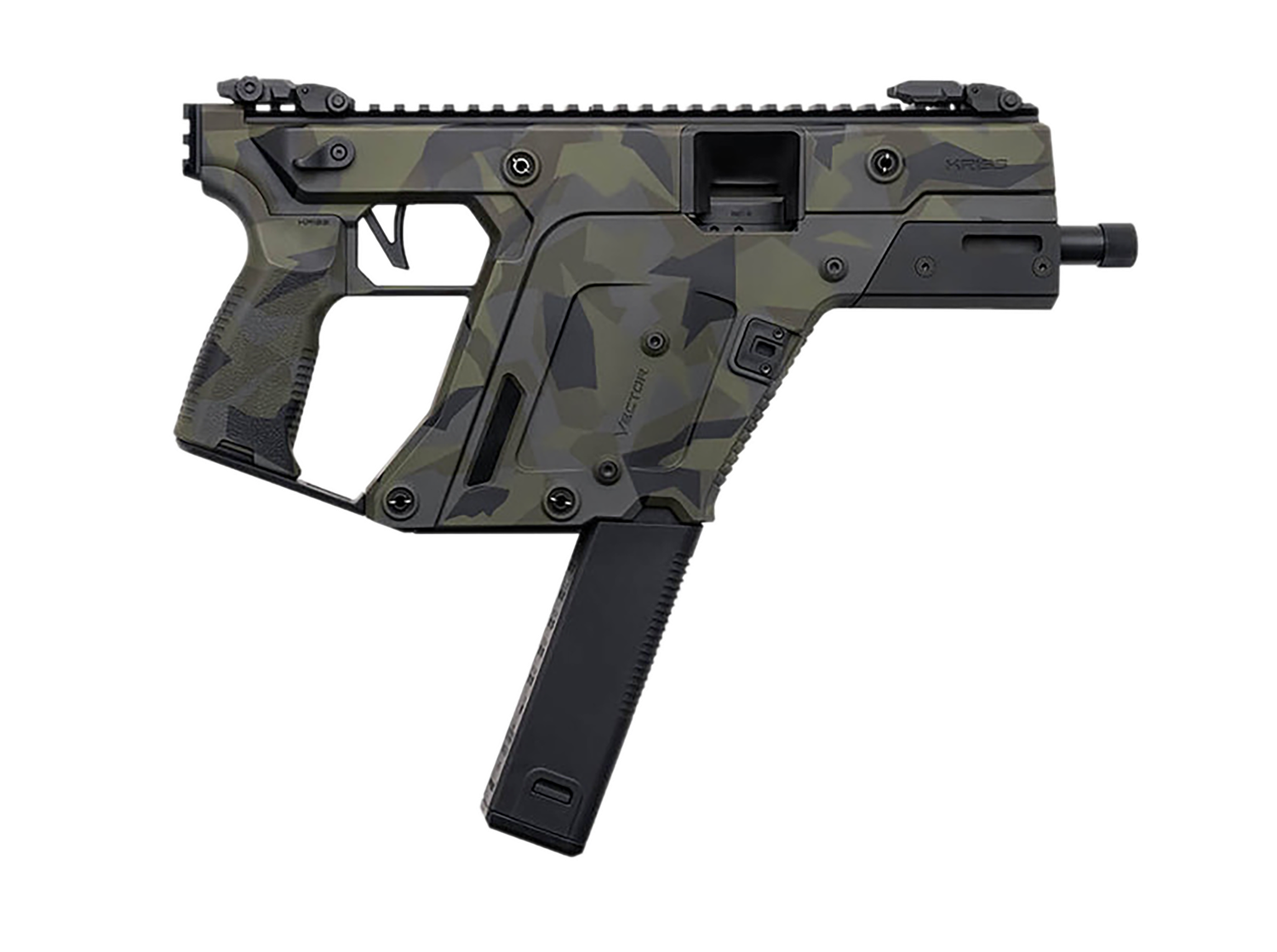 Kriss USA Vector SDP G3 Pistol KV45-3PWD00, 45 ACP, 5.5in, Black Polymer, 30 Rds