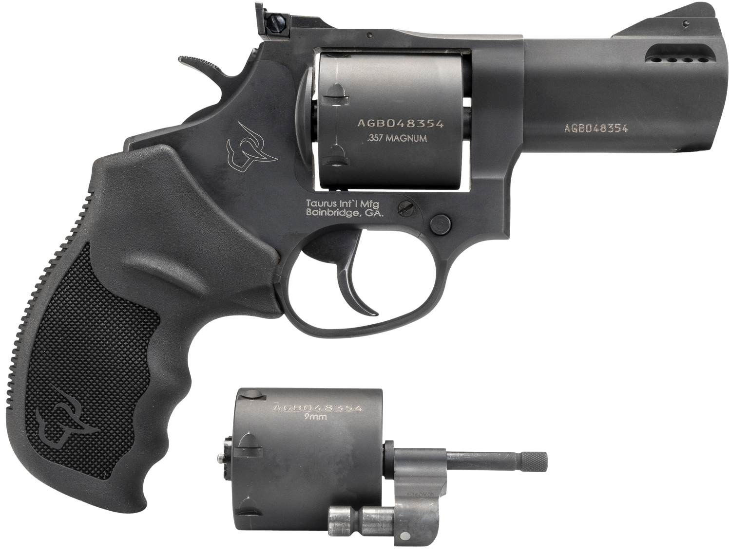 Taurus 692 Revolver 2692031, 38 Special +P/357 Mag/9mm Luger, 3
