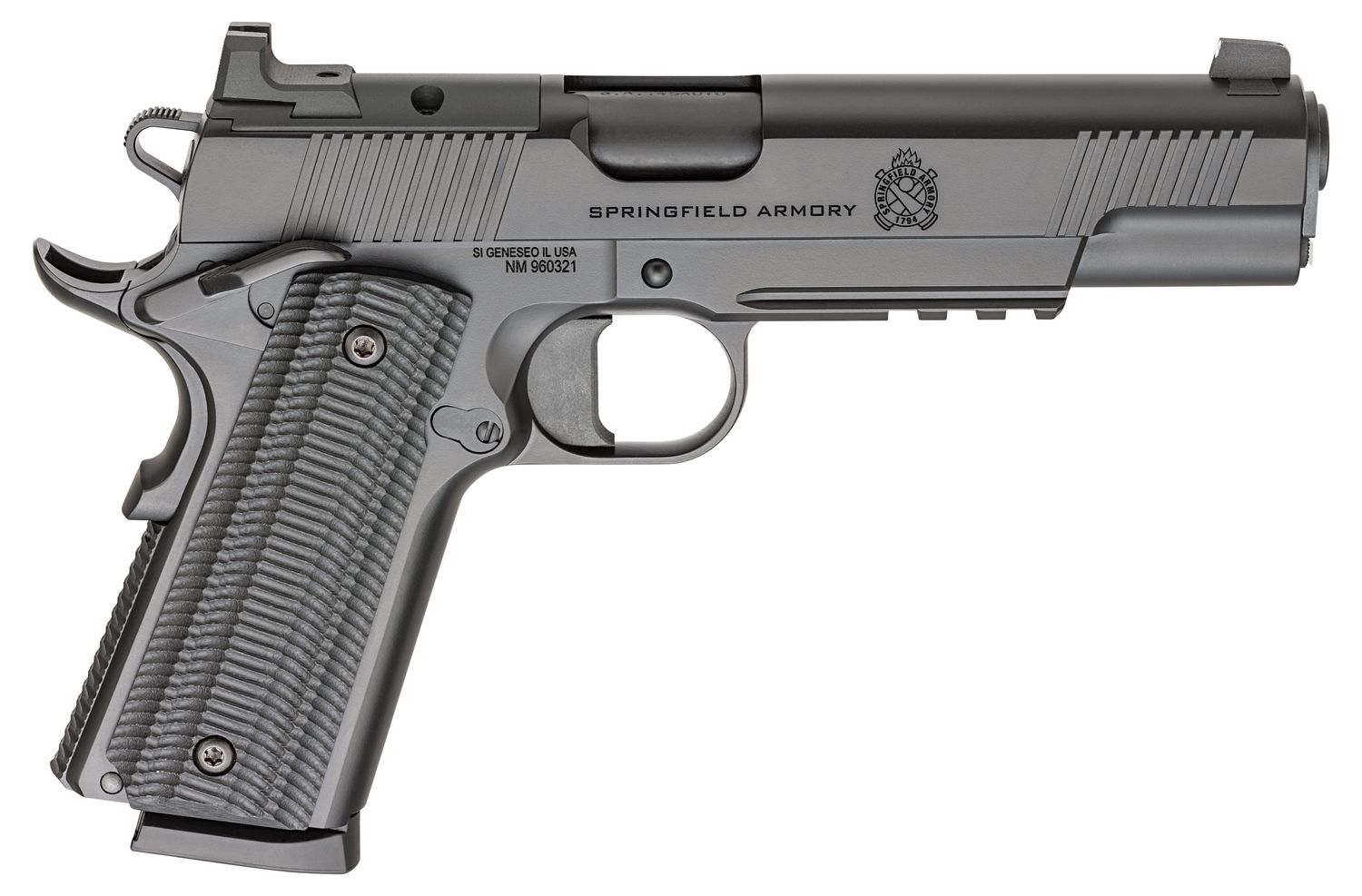 Springfield Operator AOS Pistol PO9240AOS, 45 ACP, 5in, Black VZ G10 Grips, 8 Rds