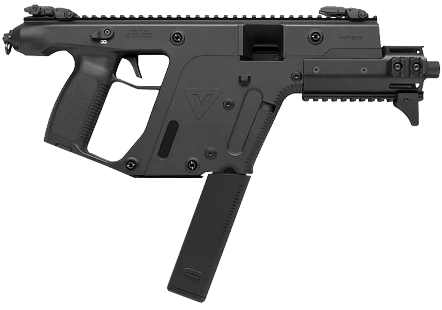 Kriss USA Vector SDP Enhanced Pistol KV90-PBL30, 9mm, 6.5in, Black Polymer, 40 Rds