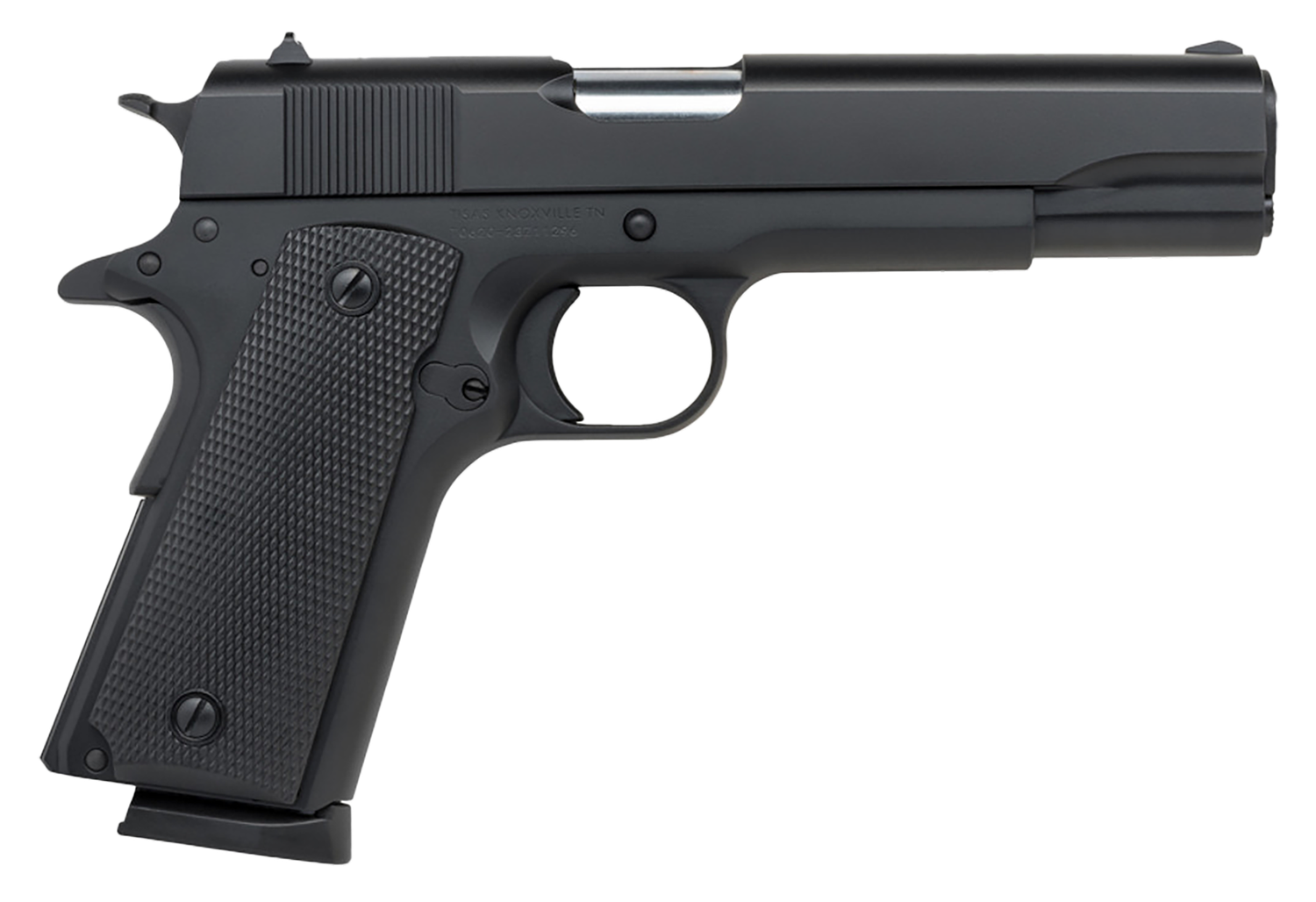 Tisas 1911 A1 Service Pistol 10100518, 45 ACP, 5in, Black Polymer, Black Cerakote Finish, 7 Rds