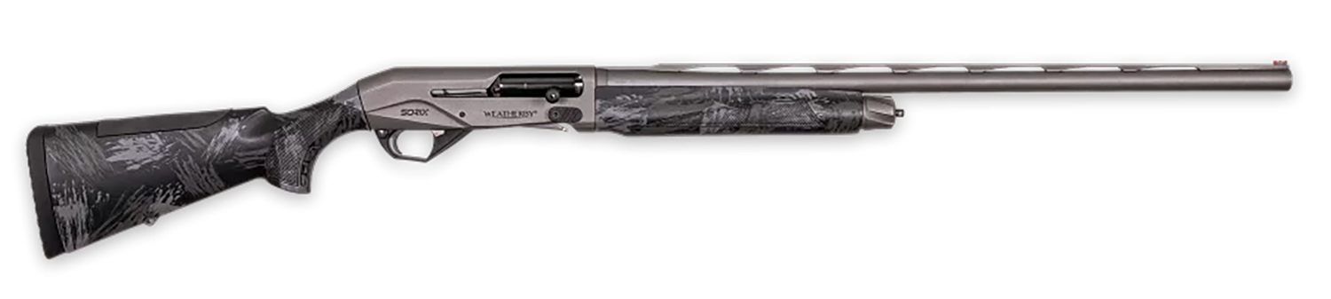 Weatherby Sorix Full Size Shotgun XST1228SMG, 12 Gauge, 28", 3.50" Chmbr, Adj Shim Stock, Drilled & Tapped, Storm Camo Finish