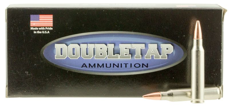 DoubleTap Ammunition Tactical Rifle Rifle Ammunition 223R62X, 223 Rem, DT Lead Free, 62  GR, 2950  fps, 20 Rd/bx