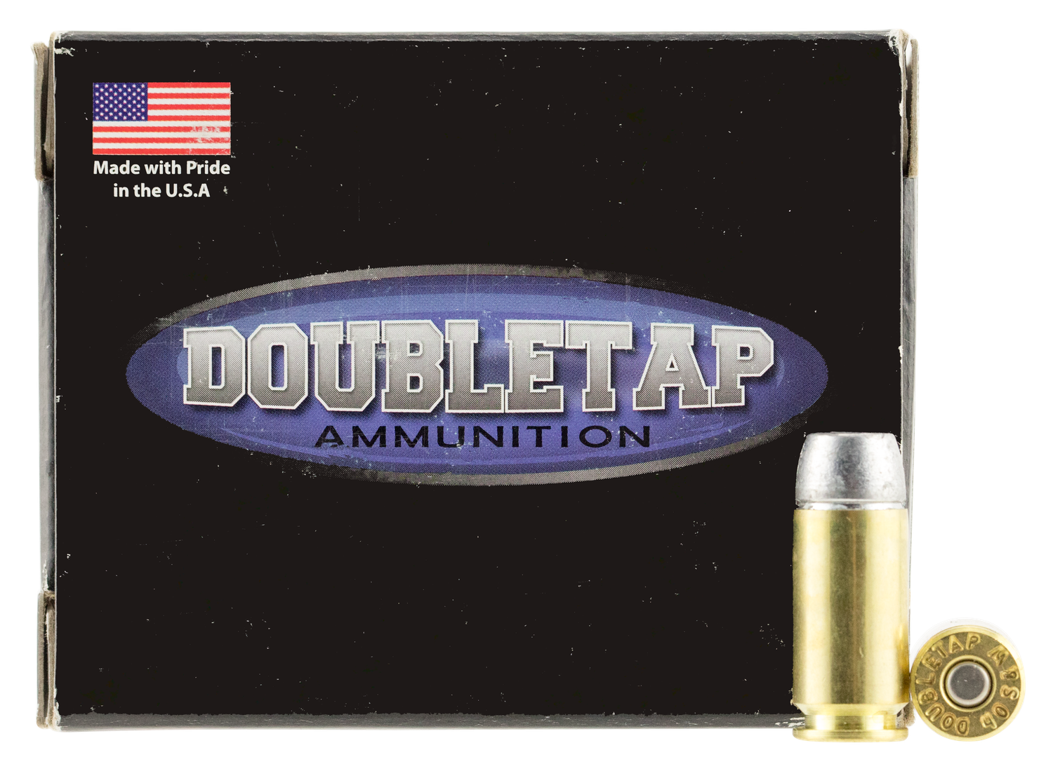 DoubleTap Hunter Self Defense Pistol Ammunition 40200HC, 40 S&W, Hard Cast Solid, 200  GR, 1050  fps, 20 Rd/bx