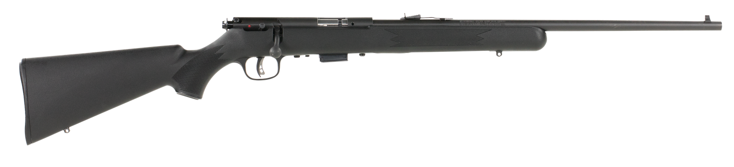 Savage 93F Magnum Rimfire Rifle 91800, 22 Win Magnum Rimfire, 20.75", Bolt Action, Black Syn Stock, Blue Finish, Accutrigger, 5 Rds