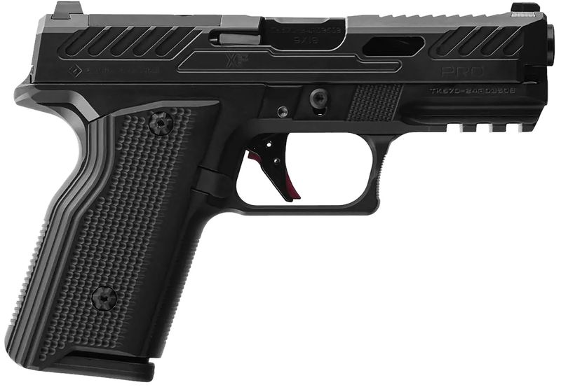 Fusion XF Pro Optic Ready Pistol XF9BLK, 9mm Luger, 4in, Interchangeable Panels, Black Finish, 15 Rds