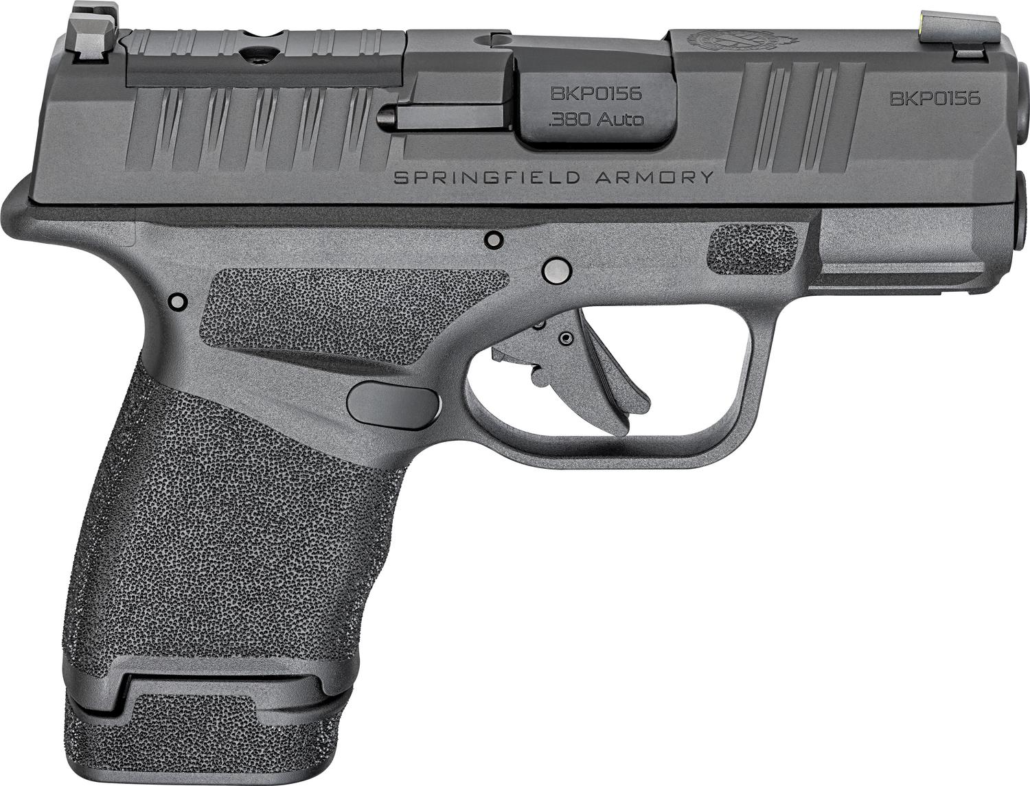 Springfield Hellcat Semi-Auto Pistol HC931380BOSP, 380 ACP, 3", Polymer Grips, Black Finish, 13 Rds