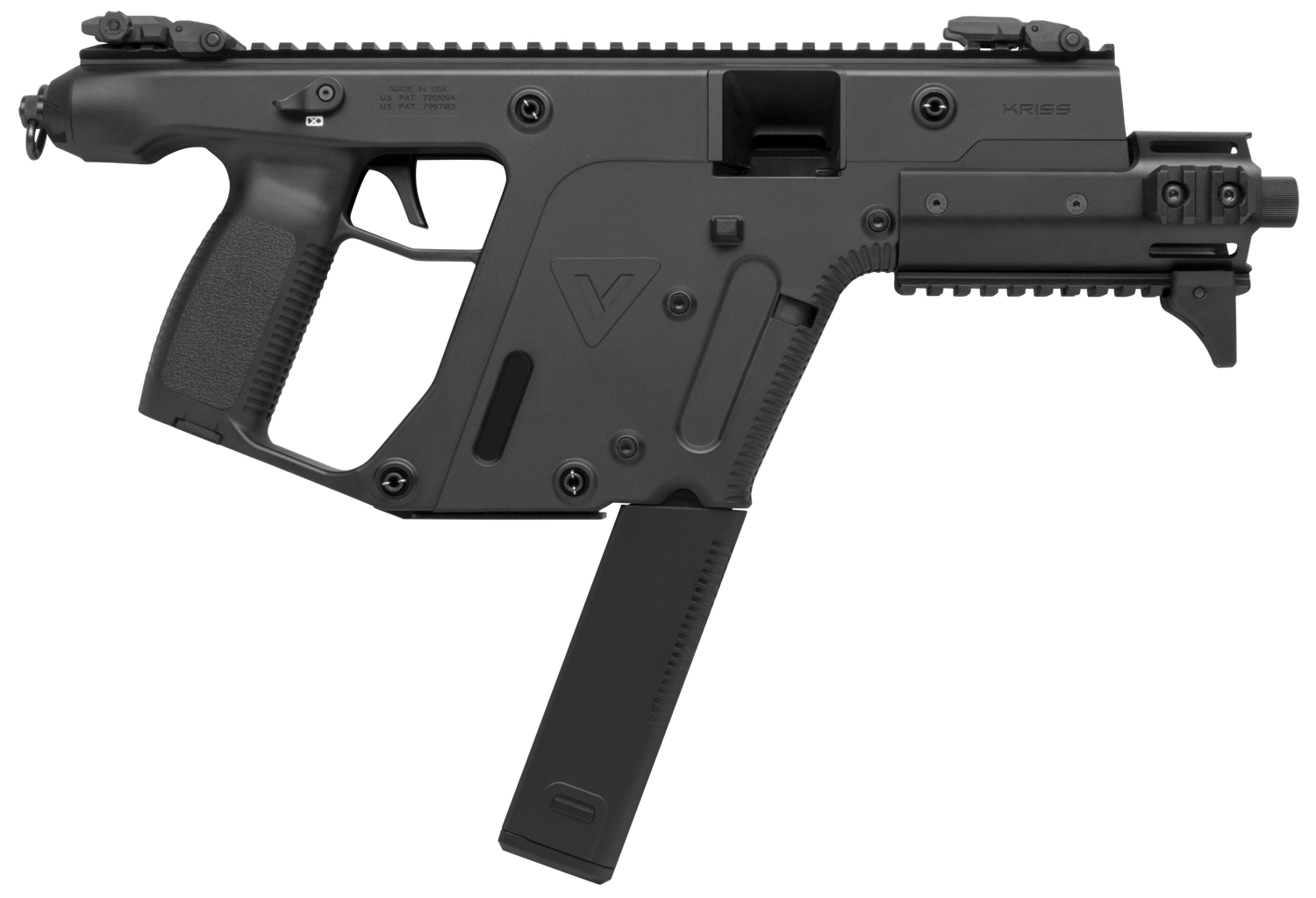 Kriss USA Vector SDP Enhanced Pistol KV45-PBL30, 45 ACP, 6.5in, Black Polymer, 30 Rds