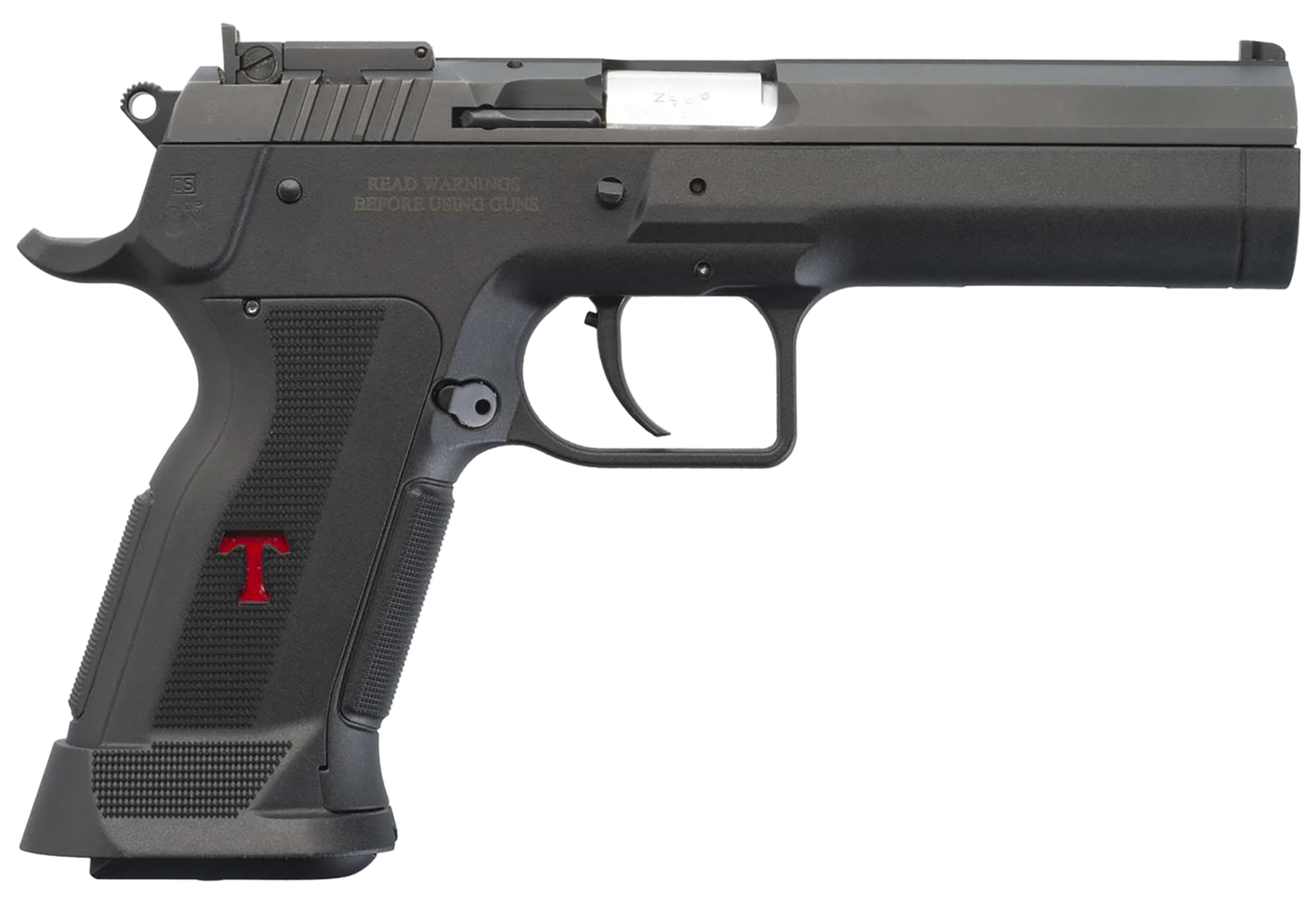 EAA Stock III Pistol TFSTOCK3P10, 10mm Auto, Black Polymer Grips, Black Finish, 13 Rds