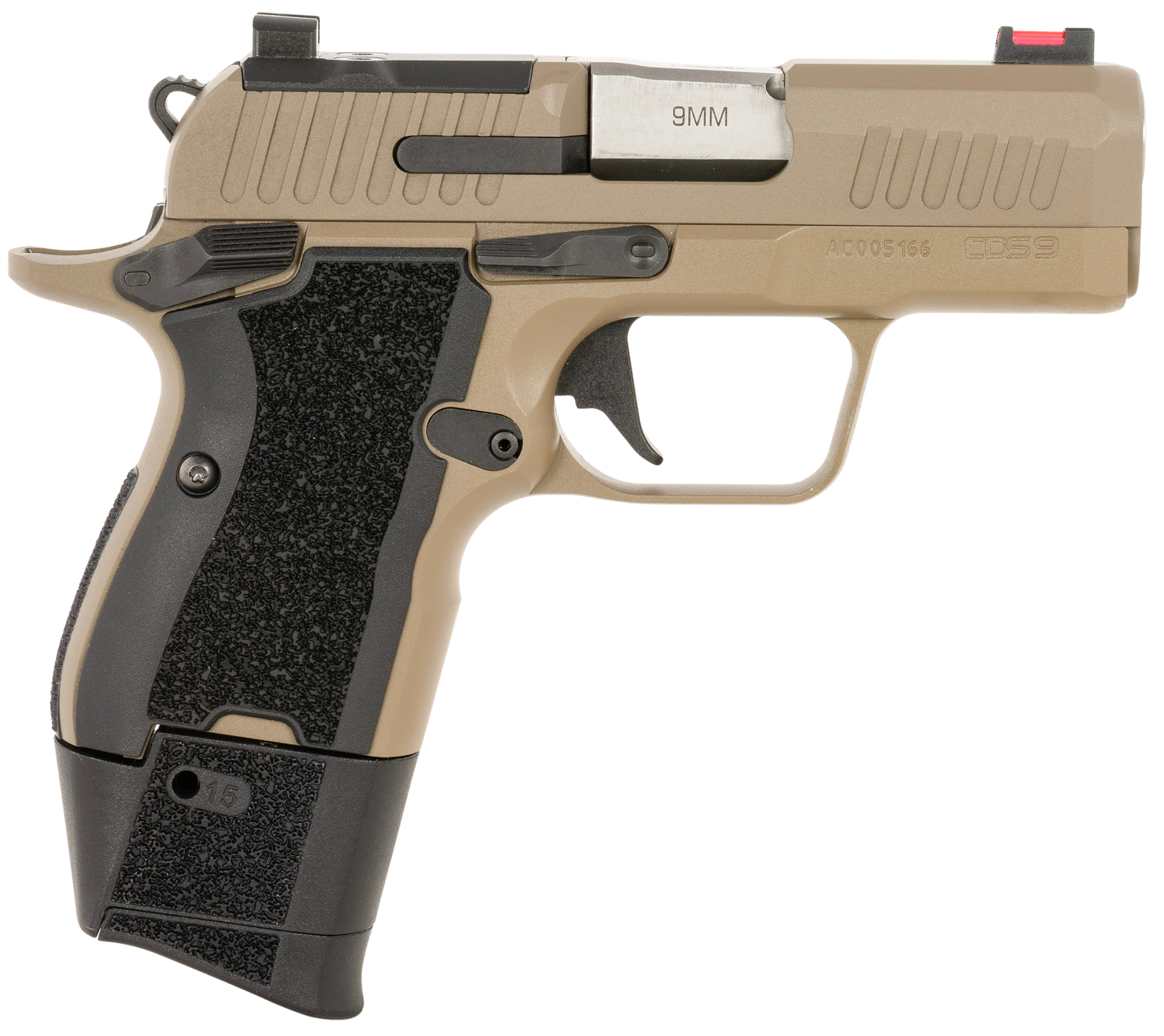 Kimber CDS9 Lite Optic Ready Pistol 3700881, 9mm Luger, 3.18in,  FDE Finish, 15 Rds
