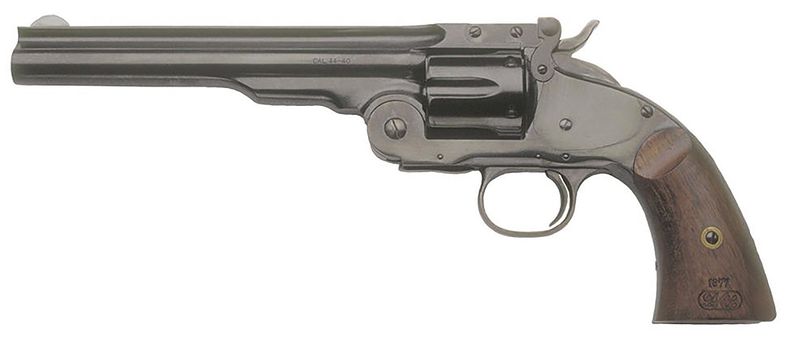Cimarron No. 3 Schofield Revolver CA850, 45 Colt (LC), 7in, Walnut Grips, Steel Frame Finish, 6 Rds