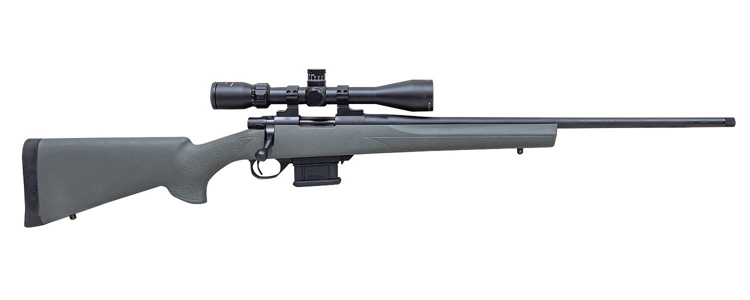 Howa M1500 Mini Action Rifle HMA6ARCGGP, 6mm ARC, 22", Synthetic Green HTI Stock, 5 Rds