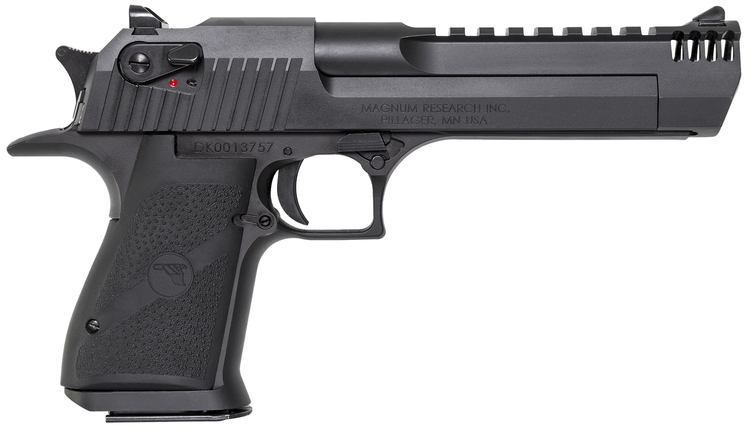 Magnum Research Desert Eagle Mark XIX Pistol DE357IMB, 357 Mag, 6", Black Synthetic Grips, Black Finish, 9 Rds