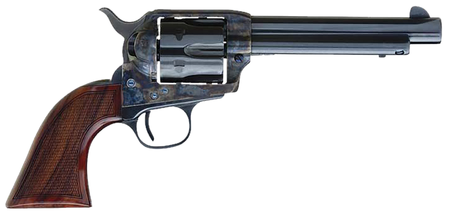 Cimarron Arizona Ranger Revolver AR411, 45 Colt (LC), 5.50in, Checkered Walnut Grips, Steel Frame Finish, 6 Rds