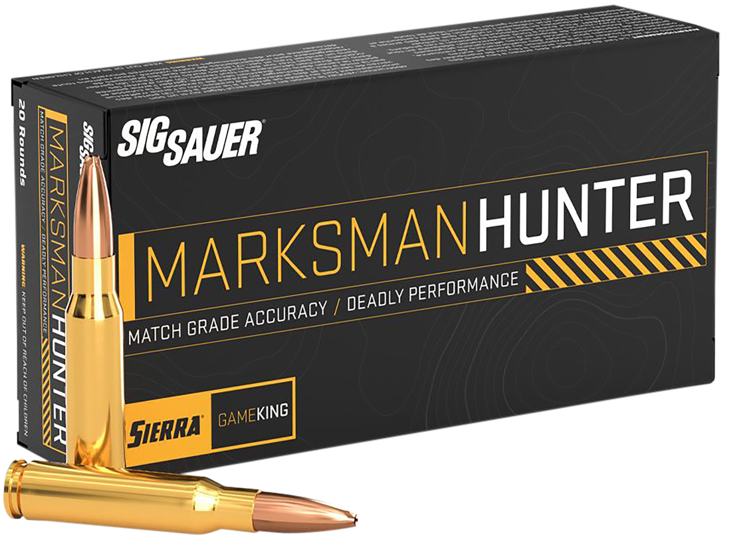 Sig Marksman Hunter Rifle Ammunition E270GK14020, 270 Win, 140 gr, 20 Rd/Bx