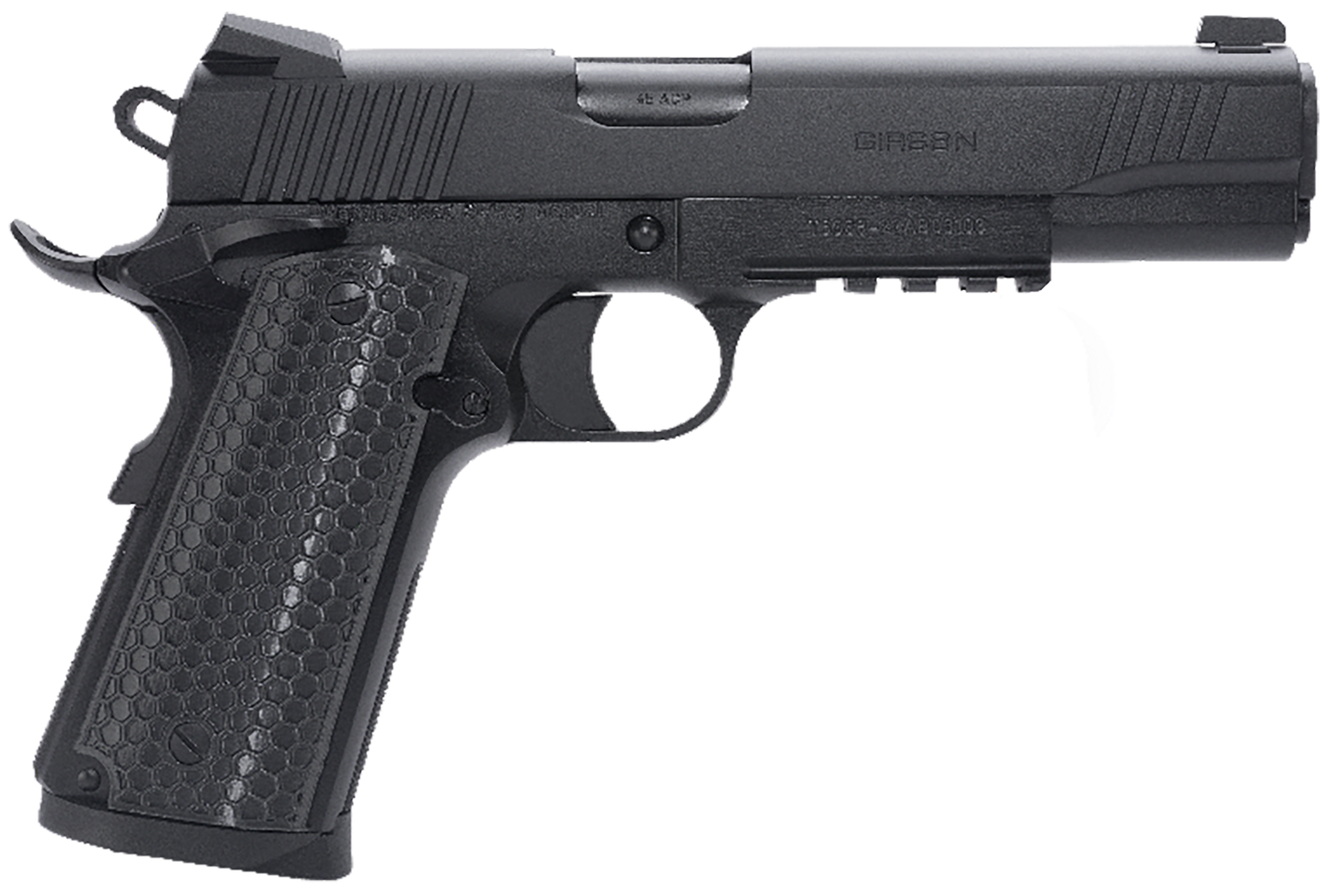 EAA MC1911 S Untouchable Pistol 392061, 9mm Luger, 5in, Black Polymer Grips, Black Finish, 9 Rds