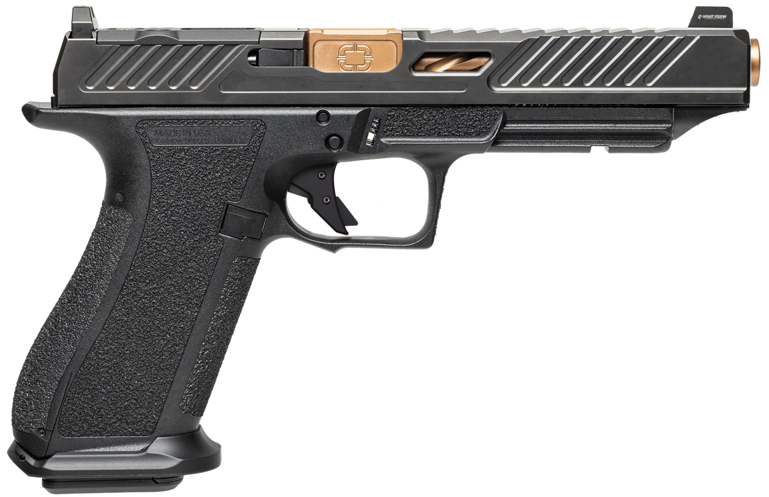 Shadow Systems DR920L Elite Combat, SS2027, 9mm 4.5", TICN Match Grade Threaded Barrel & Optic Ready, 17+1