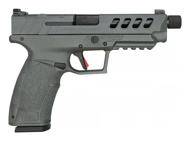 Tisas PX-9 Tactical Nightstalker Pistol 15000209, 9mm, 5.1in, Threaded, Optic Ready, 20 Rds
