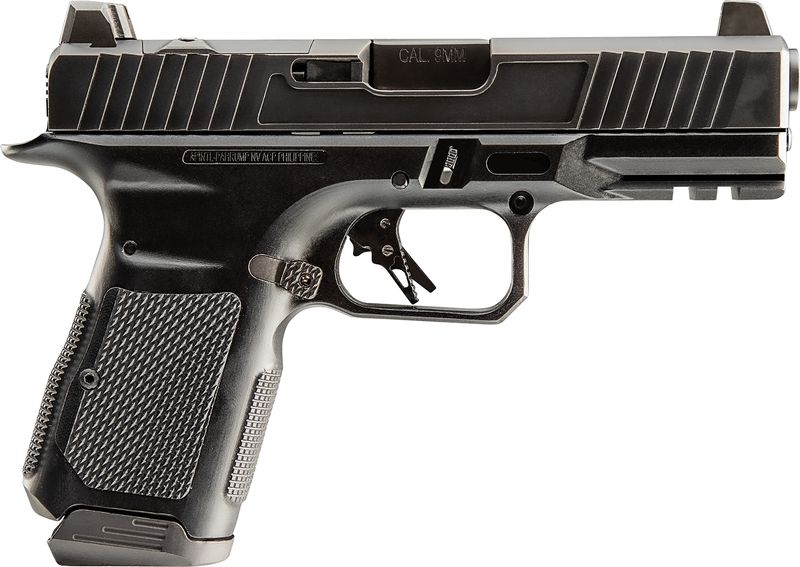 Rock Island Armory STK200 Pistol 56621, 9mm Luger, 4in, Black G10, Black Anodized Finish, 15 Rds