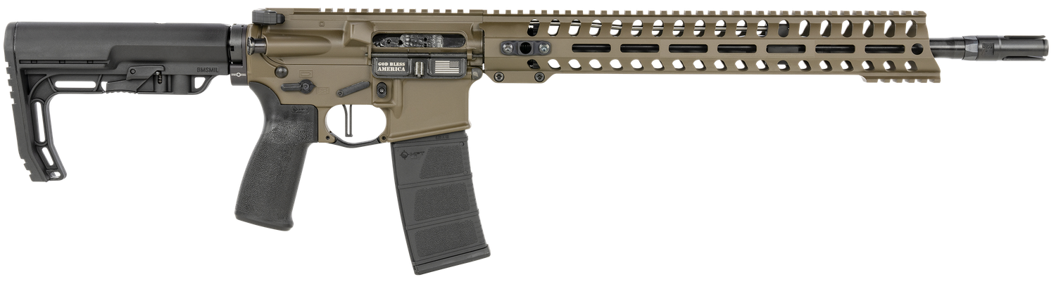 Patriot Ordnance Factory Minuteman DI Rifle 01752, 5.56x45mm NATO, 16.50", 6 Position MFT Minimalist Stock, 30 Rds
