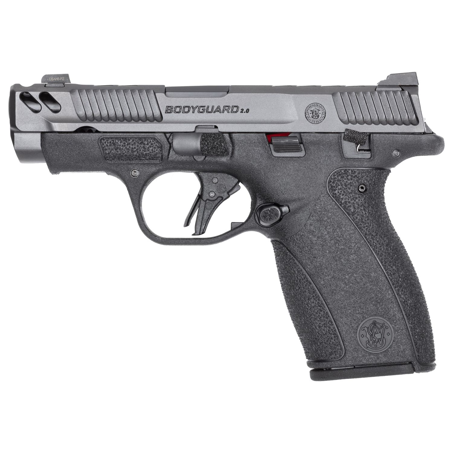 Smith and Wesson M&P Bodyguard 380 2.0 CC Pistol 14418, 380 ACP, 3.1in, Black Polymer Grips, 10 Rds
