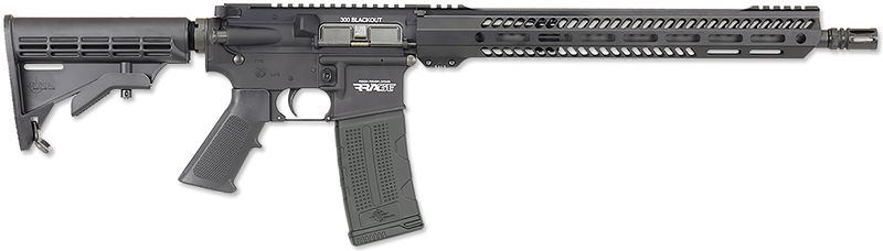 Rock River LAR-15M RRAGE 3G Rifle BLK1700DS, 300 AAC Blackout, 16", RRA 6 Position Tactical Carbine Stock, 30 Rds