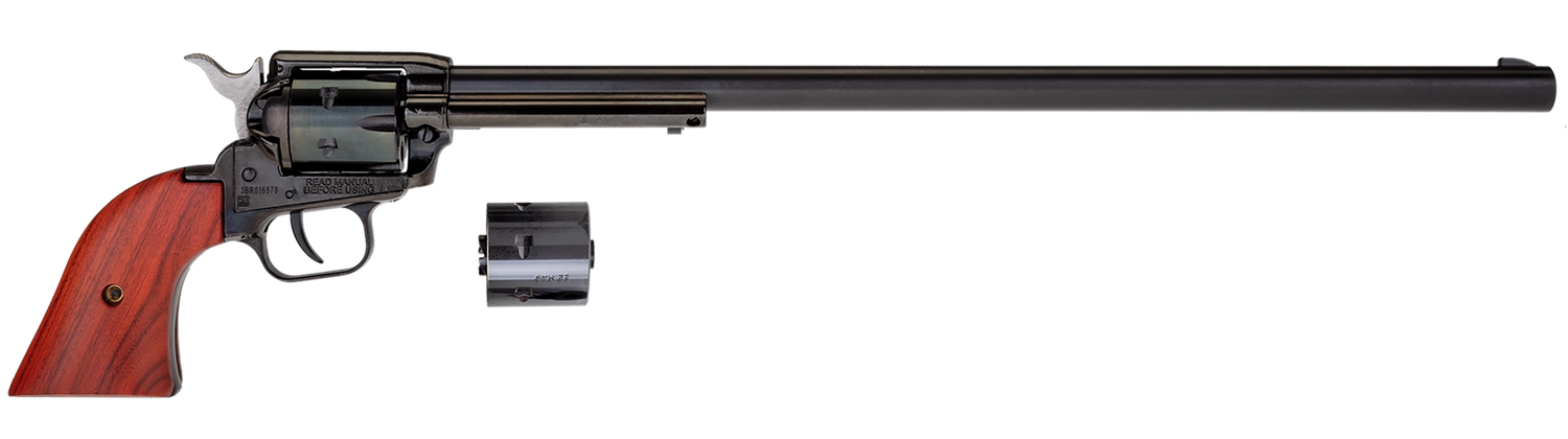 Heritage Rough Rider Single Action Rimfire Revolver RR22MB16, 22 LR, 16", Cocobolo Grip, Black Finish, 6 Rd
